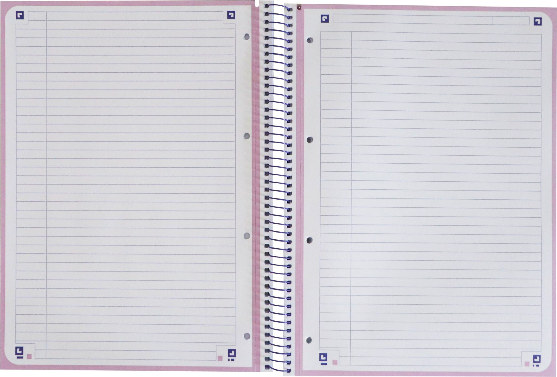 OXFORD Spiralbuch A4+ 400138325 liniert pastelllila 80 Blatt