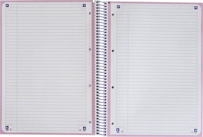 OXFORD Spiralbuch A4+ 400138325 liniert pastelllila 80 Blatt