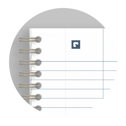 OXFORD Origins Spiralheft 400150002 A4+, liniert 70 Blatt, blau