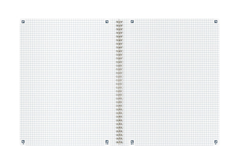 OXFORD Origins Spiralheft 400150007 A4+, kariert 70 Blatt, blau