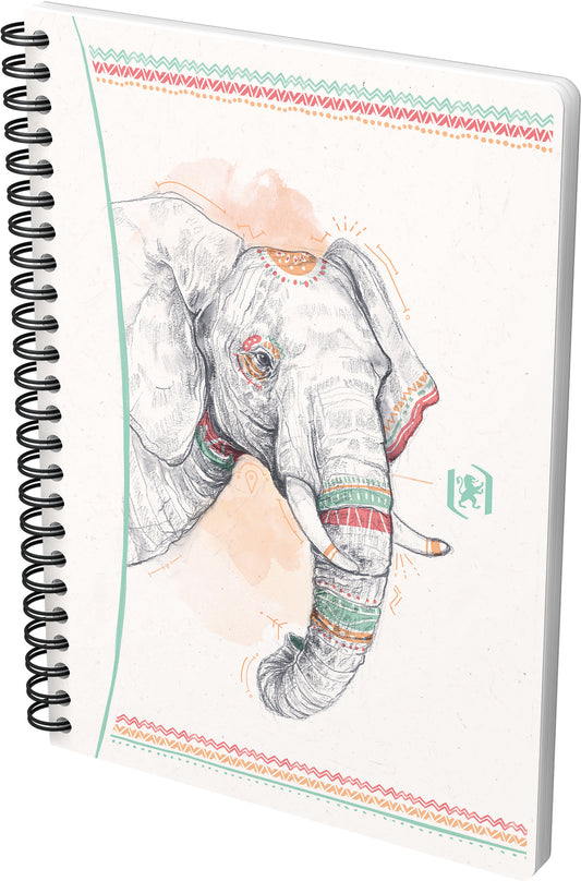 OXFORD Spiralbuch Boho Spirit A5 400153868 liniert, assortiert 60 Blatt