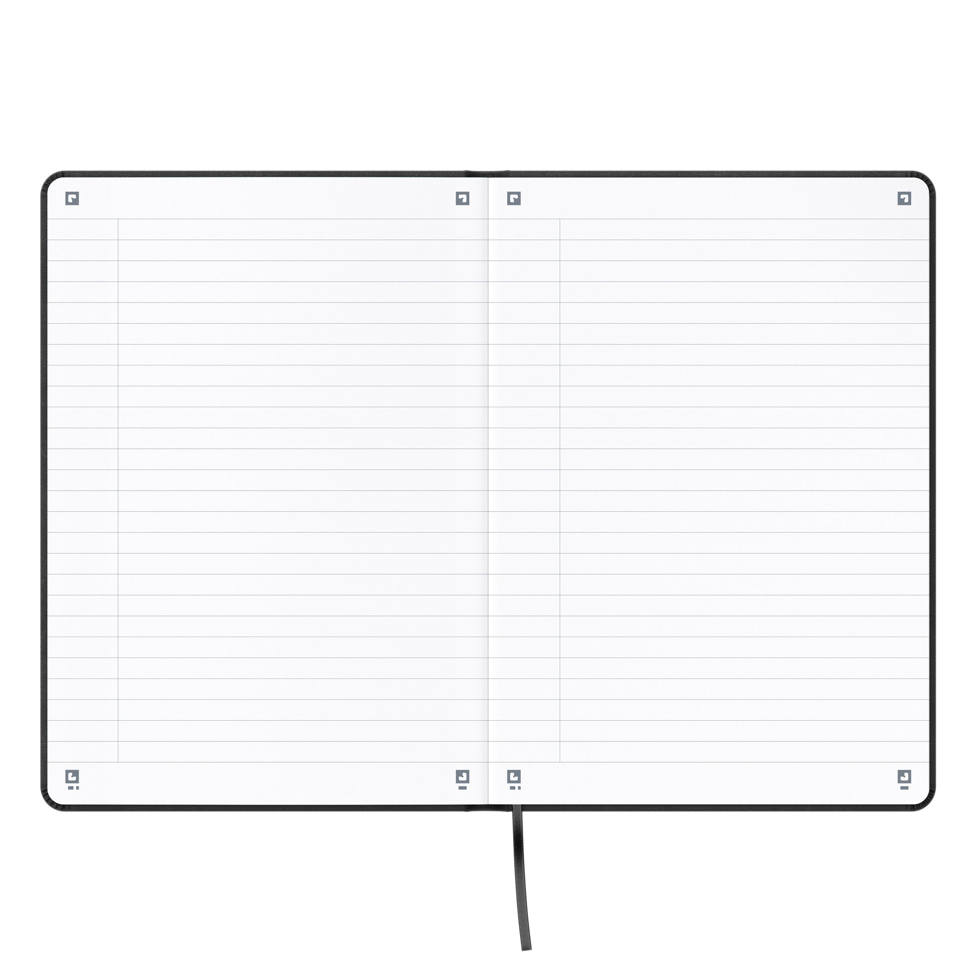 OXFORD Signature Notizbuch 400154943 A5, liniert 80 Blatt, schwarz
