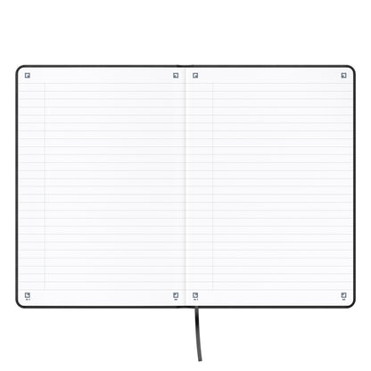 OXFORD Signature Notizbuch 400154943 A5, liniert 80 Blatt, schwarz