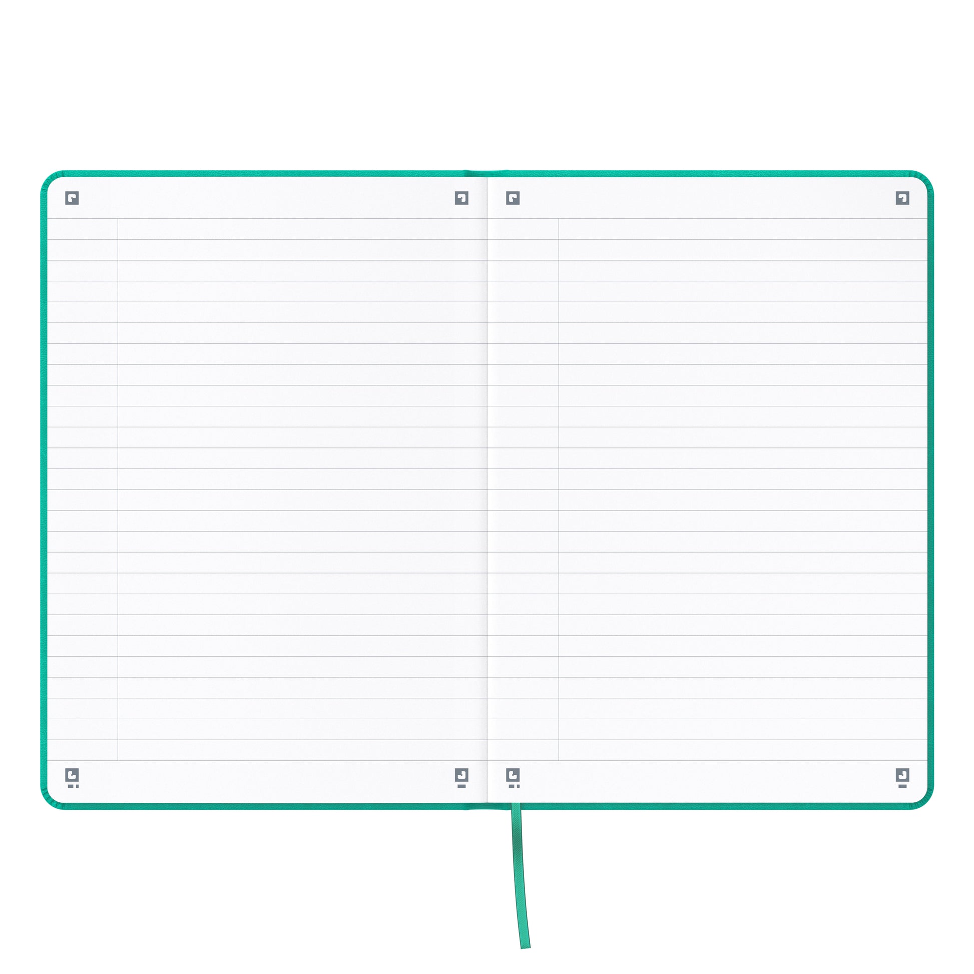 OXFORD Signature Notizbuch 400154947 A5, liniert 80 Blatt, türkis