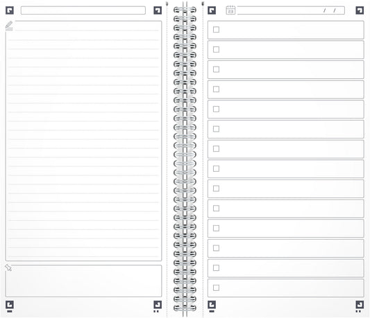 OXFORD Task Manager 141x246mm 400184966 liniert, aqua 115 Blatt