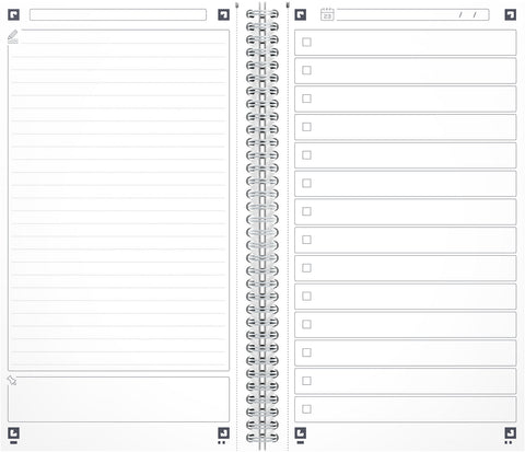 OXFORD Task Manager 141x246mm 400184966 liniert, aqua 115 Blatt