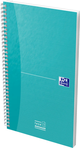 OXFORD Task Manager 141x246mm 400184966 liniert, aqua 115 Blatt