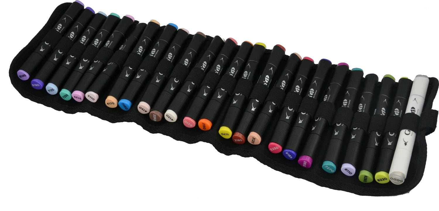TROUSSE ROLL & GO POUR 24 MARQUEURS GRAPH'IT
