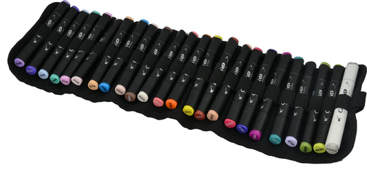 TROUSSE ROLL & GO POUR 24 MARQUEURS GRAPH'IT