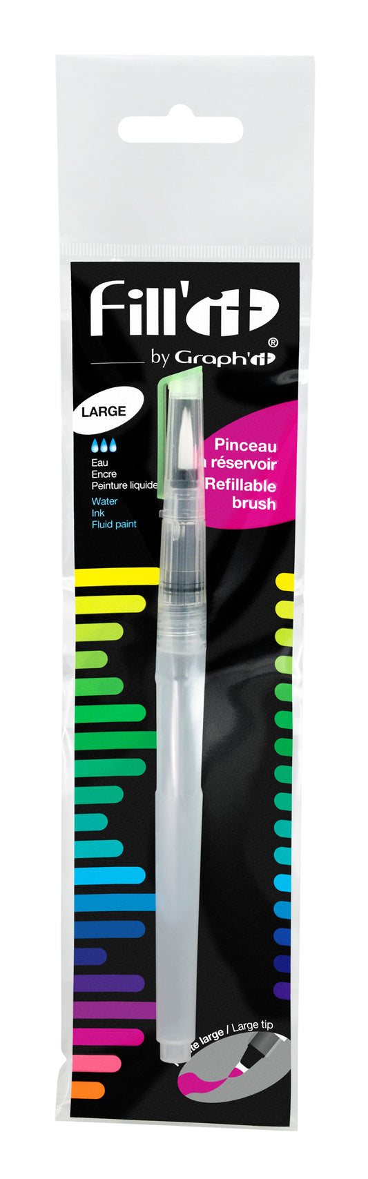 FILL’IT PINCEAU A RESERVOIR RECHARGEABLE POINTE LARGE