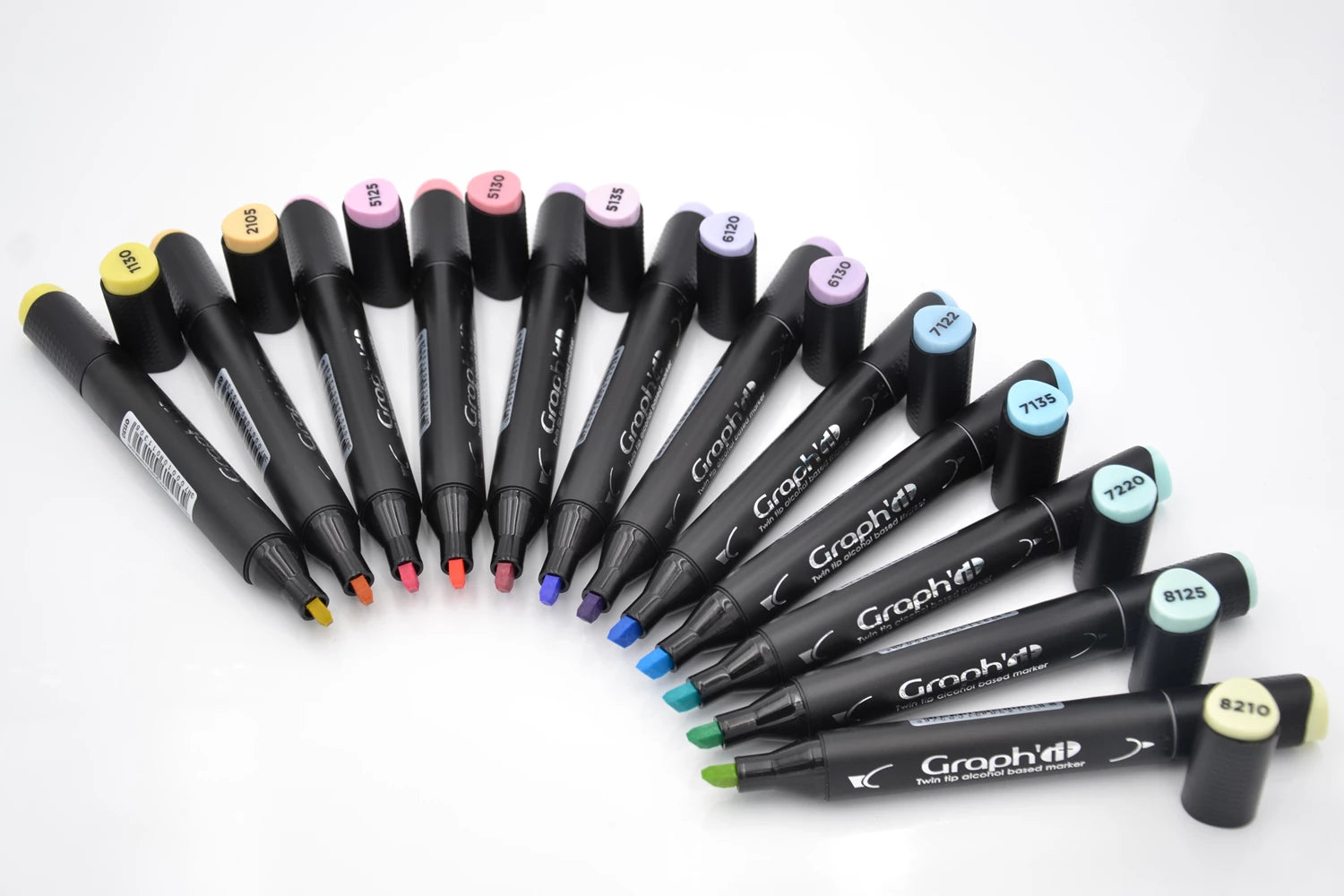 GRAPH'IT SET 12 MARQUEURS KAWAII