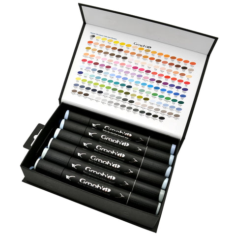 GRAPH'IT SET 12 MARQUEURS COOL GREYS