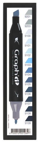 GRAPH'IT SET 12 MARQUEURS COOL GREYS