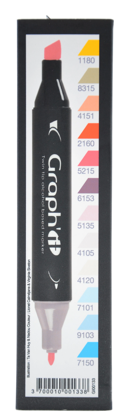 GRAPH'IT SET 12 MARQUEURS MANGA 2