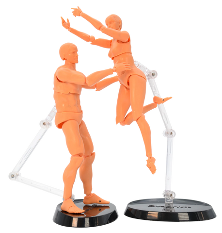 3 MISS GRAPHIT 2.0 + 3 MISTER GRAPH'IT 2.0 FIG ART POUR DESS