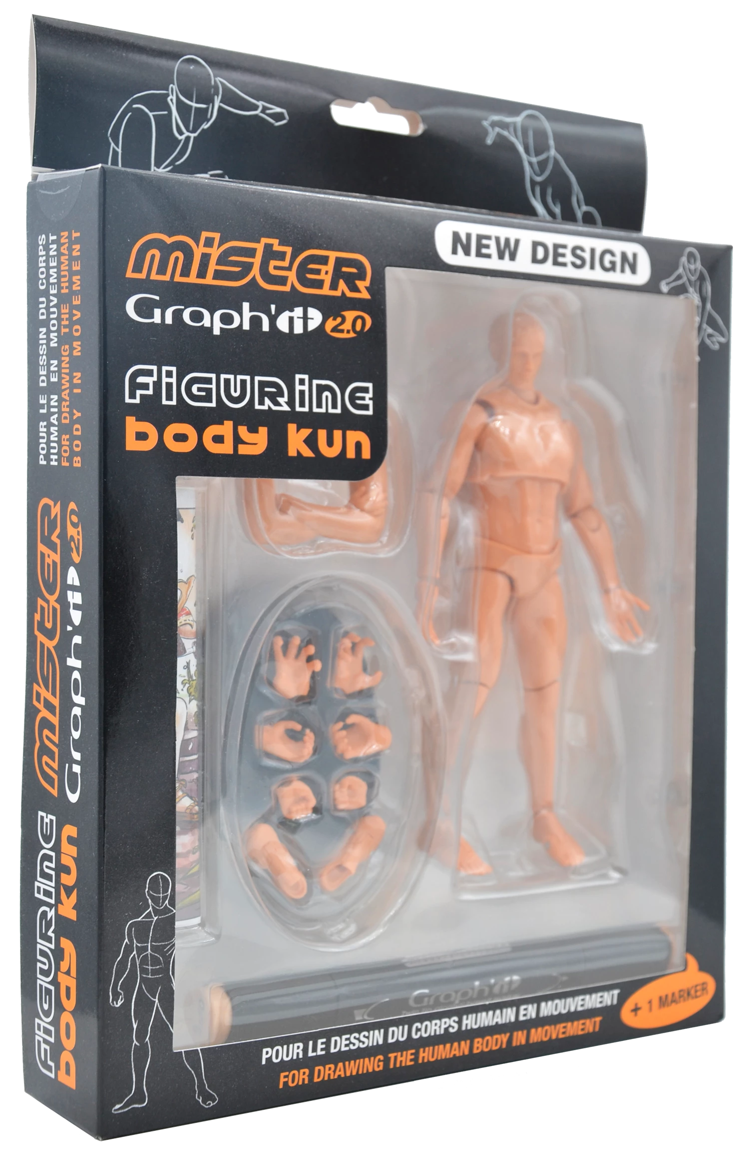 MISTER GRAPH'IT 2.0 SET FIG ART POUR DESSIN + 1 GRAPHIT MARK