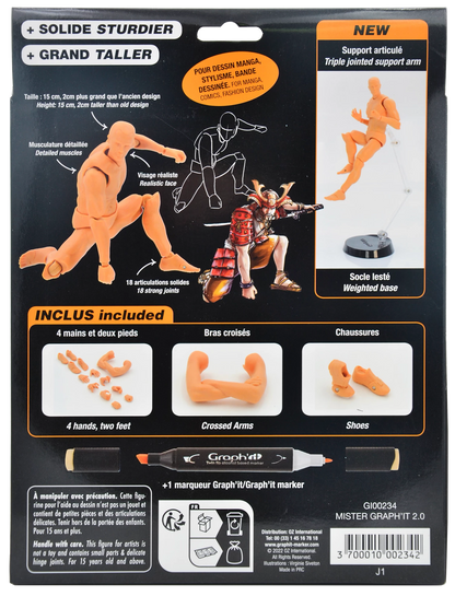 MISTER GRAPH'IT 2.0 SET FIG ART POUR DESSIN + 1 GRAPHIT MARK