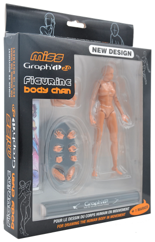 MISS GRAPH'IT 2.0 SET FIG ART POUR DESSIN + 1 GRAPHIT MARKER