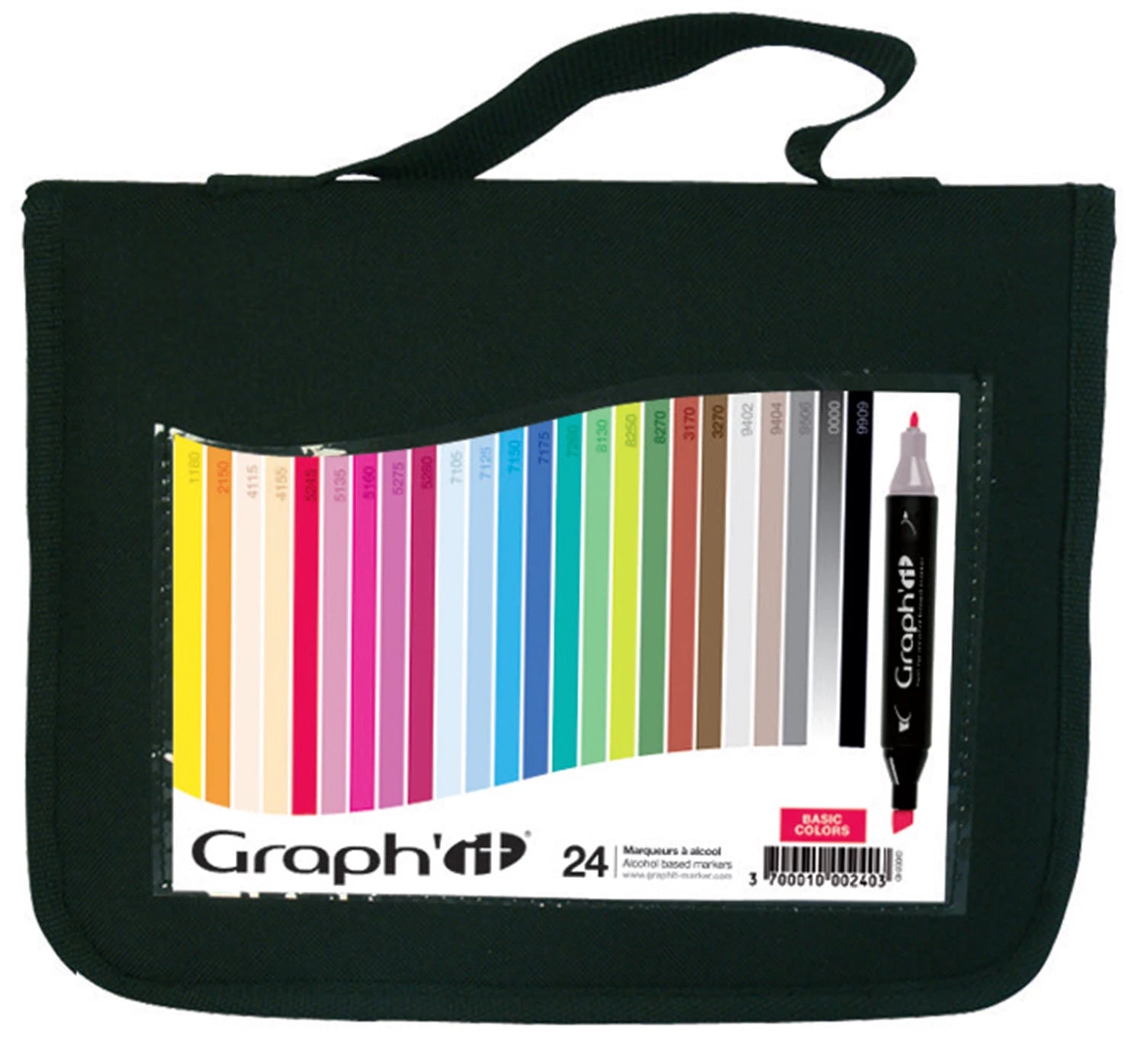 GRAPH'IT LA TROUSSE DE 24 MARQUEURS BASIC