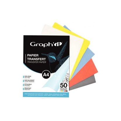 GRAPH'IT PAPIER TRANSFERT 50 FEUILLES A4