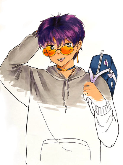 GRAPH'IT BLOC MANGA A4 300G 25 FEUILLES + 6 CALQUES