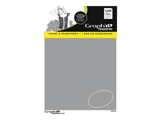 GRAPH'IT TRAME TRANSFER MANGA MOTIF 3 A5