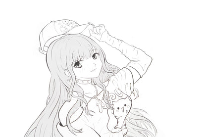 GRAPH'IT TRAME TRANSFER MANGA OMBRES CLAIRES A4