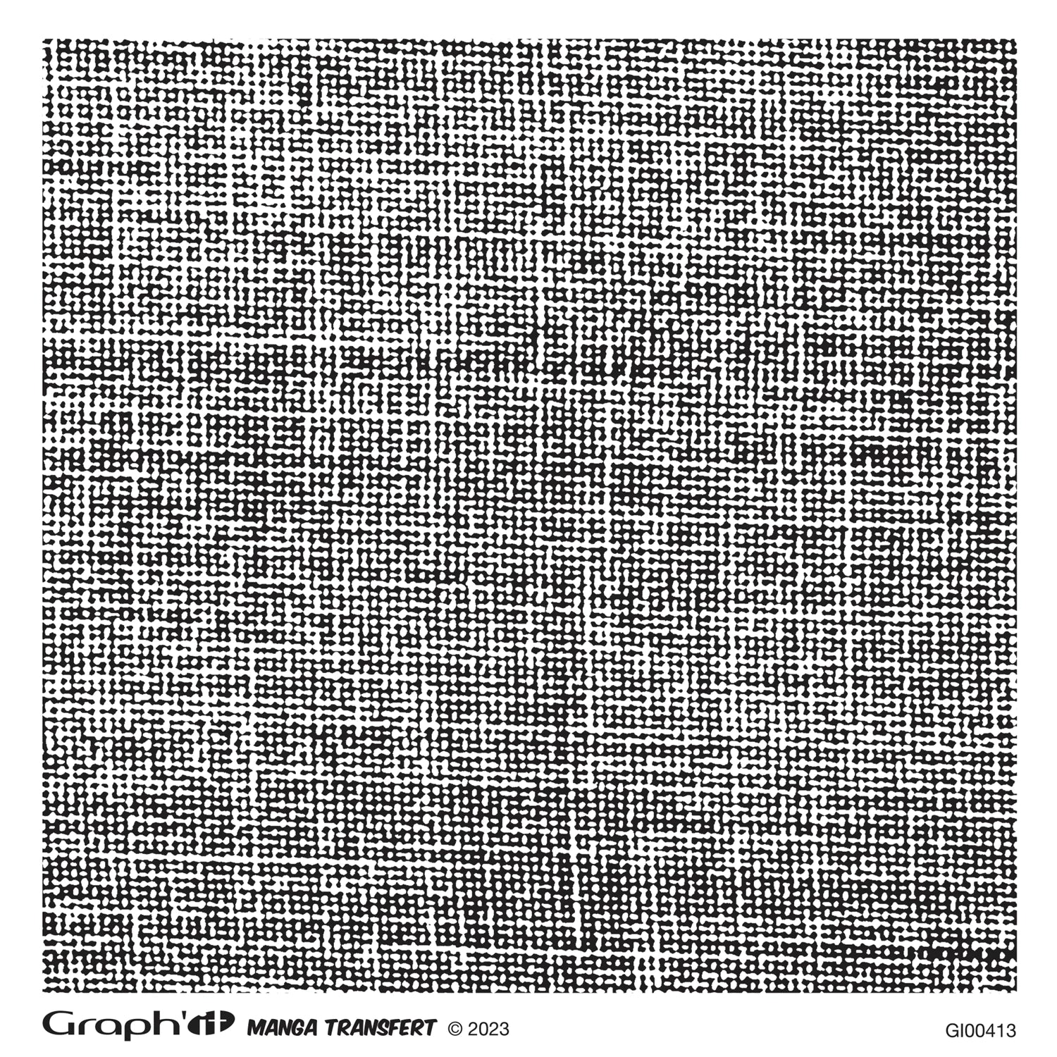 GRAPH'IT TRAME TRANSFER MANGA SET DE 4 TEXTURES 16 X16CM