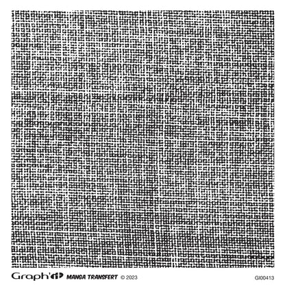 GRAPH'IT TRAME TRANSFER MANGA SET DE 4 TEXTURES 16 X16CM