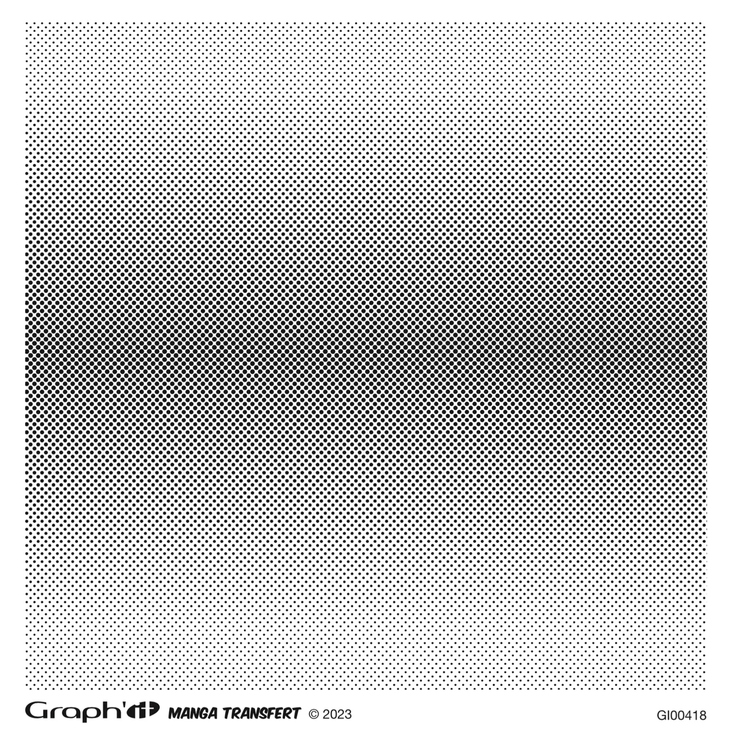 GRAPH'IT TRAME TRANSFER MANGA SET DE 4 OMBRES 16 X16CM