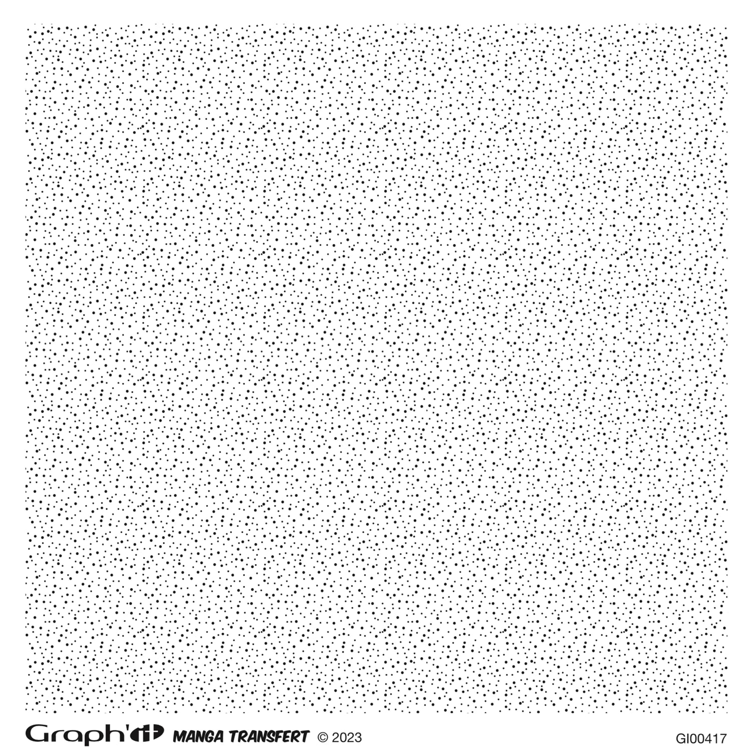 GRAPH'IT TRAME TRANSFER MANGA SET DE 4 OMBRES 16 X16CM