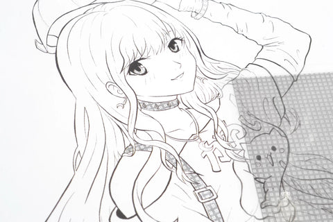 GRAPH'IT TRAME TRANSFER MANGA TARTAN A4