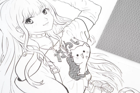 GRAPH'IT TRAME TRANSFER MANGA LAINE A4