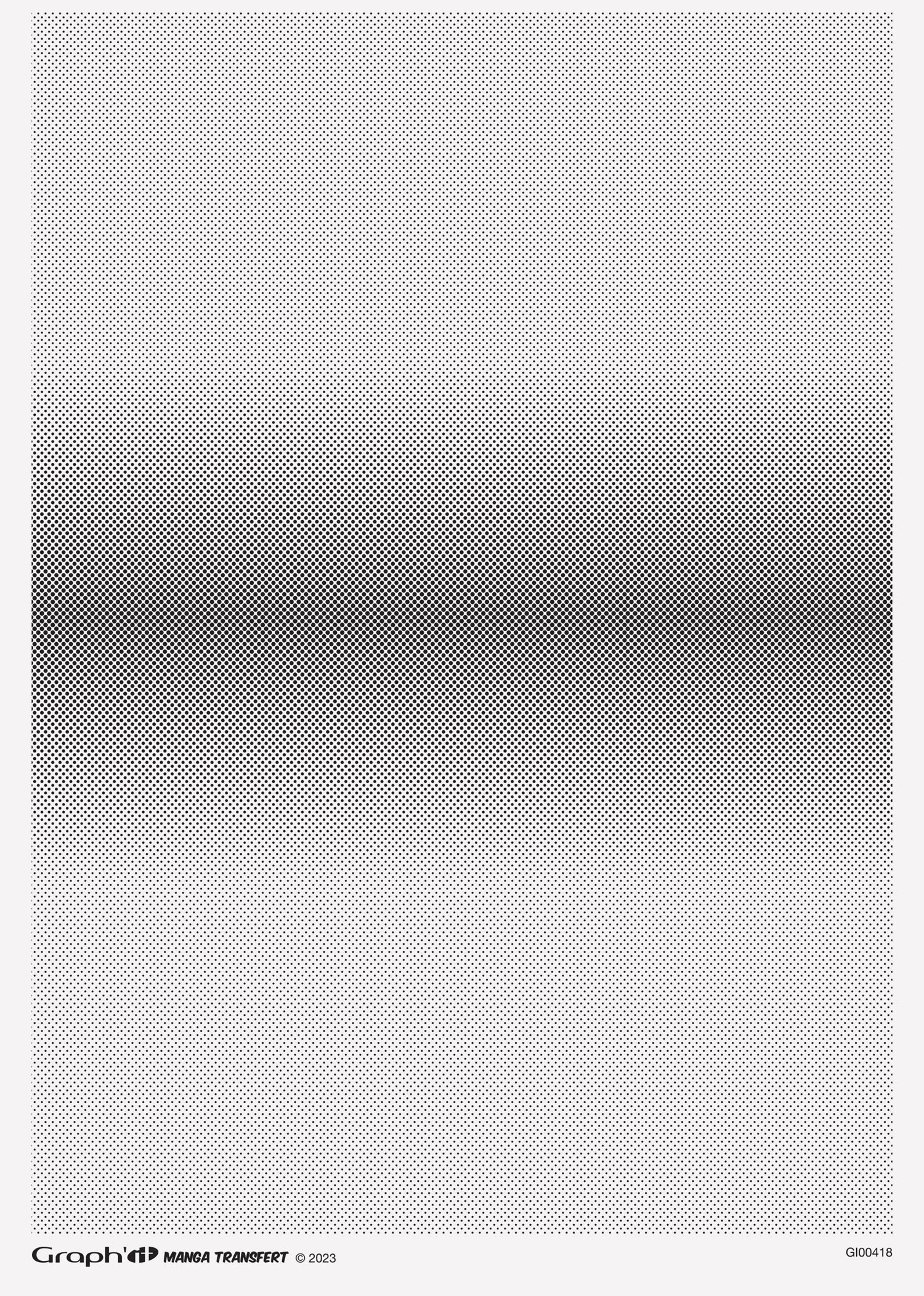 GRAPH'IT TRAME TRANSFER MANGA POINTS DEGRADES A4