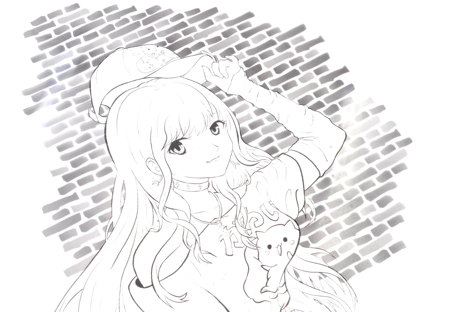 GRAPH'IT TRAME TRANSFER MANGA BRIQUE A4