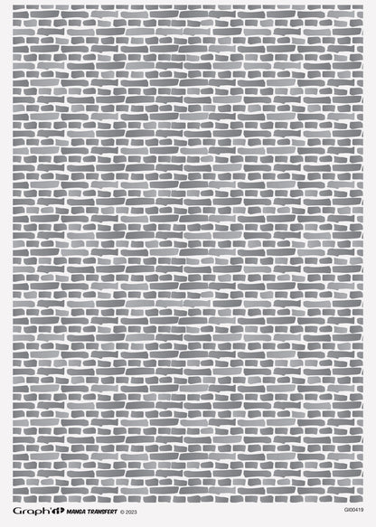 GRAPH'IT TRAME TRANSFER MANGA BRIQUE A4