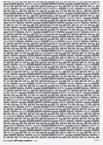 GRAPH'IT TRAME TRANSFER MANGA BRIQUE A4