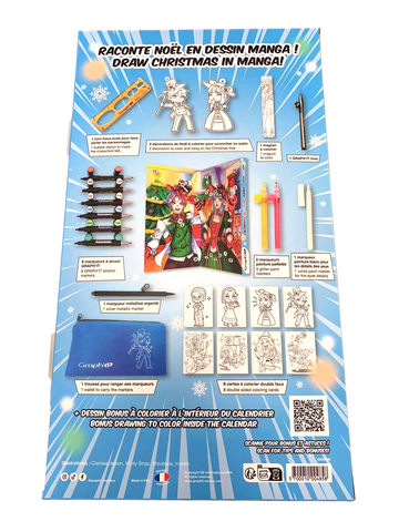 GRAPH'IT CALENDRIER DE L'AVENT MANGA