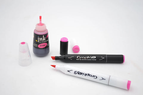 INK BY GRAPH'IT RECHARGE 25ML 5160 MAGENTA (M)