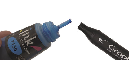 INK BY GRAPH'IT RECHARGE 25ML 7150 CYAN