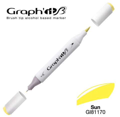 GRAPH'IT MARQUEUR BRUSH A ALCOOL 1170 SUN