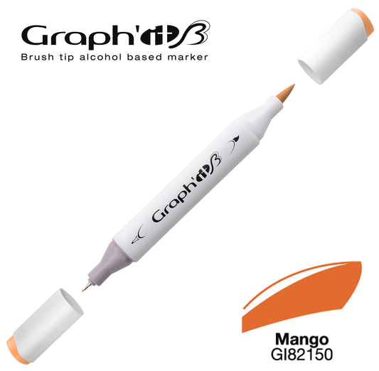 GRAPH'IT MARQUEUR BRUSH A ALCOOL 2150 MANGO