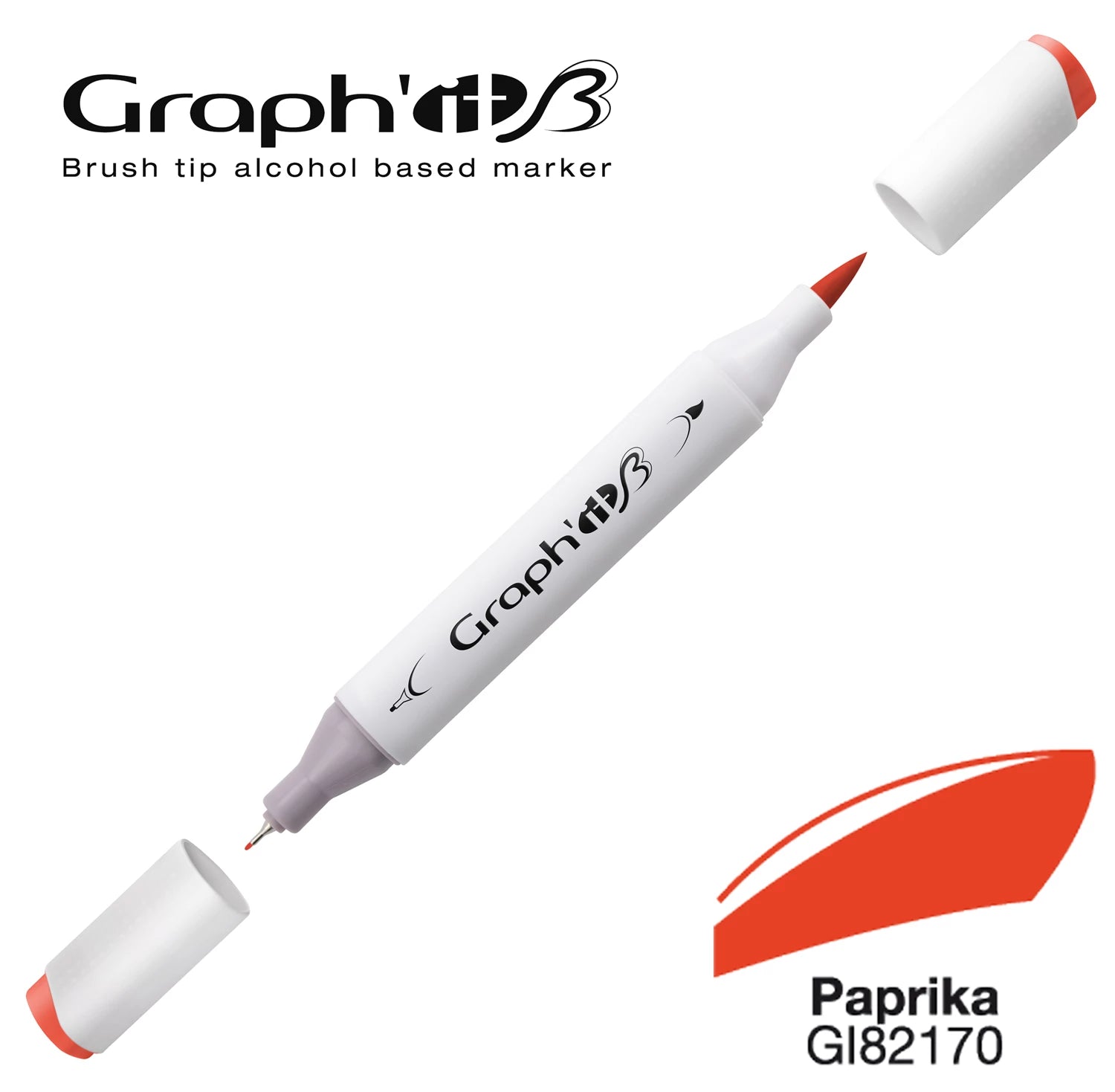 GRAPH'IT MARQUEUR BRUSH A ALCOOL 2170 PAPRIKA