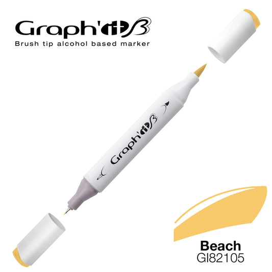 GRAPH'IT MARQUEUR BRUSH A ALCOOL 2105 BEACH