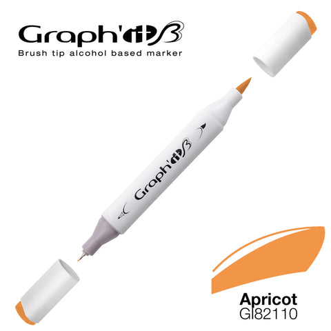 GRAPH'IT MARQUEUR BRUSH A ALCOOL 2110 APRICOT