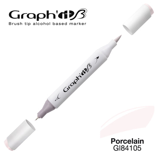 GRAPH'IT MARQUEUR BRUSH A ALCOOL 4105 PORCELAIN