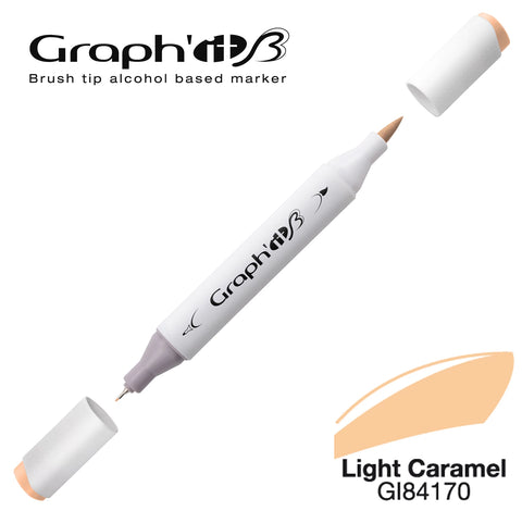 GRAPH'IT MARQUEUR BRUSH A ALCOOL 4170 LIGHT CARAMEL
