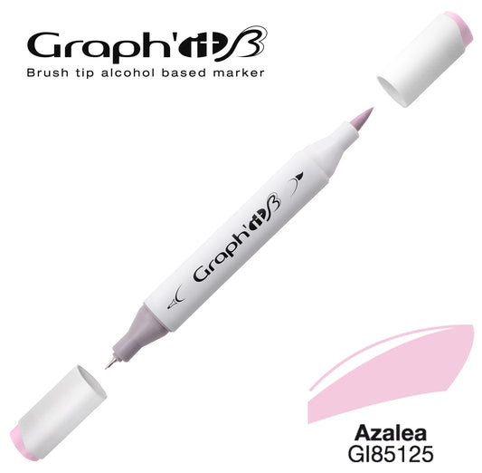 GRAPH'IT MARQUEUR BRUSH A ALCOOL 5125 AZALEA