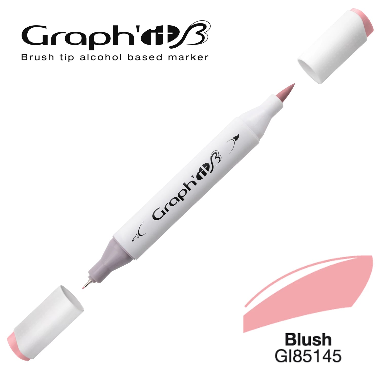 GRAPH'IT MARQUEUR BRUSH A ALCOOL 5145 BLUSH