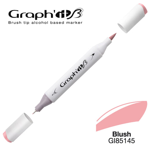 GRAPH'IT MARQUEUR BRUSH A ALCOOL 5145 BLUSH